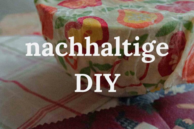 Grafik mit Text: nachhaltige DIY